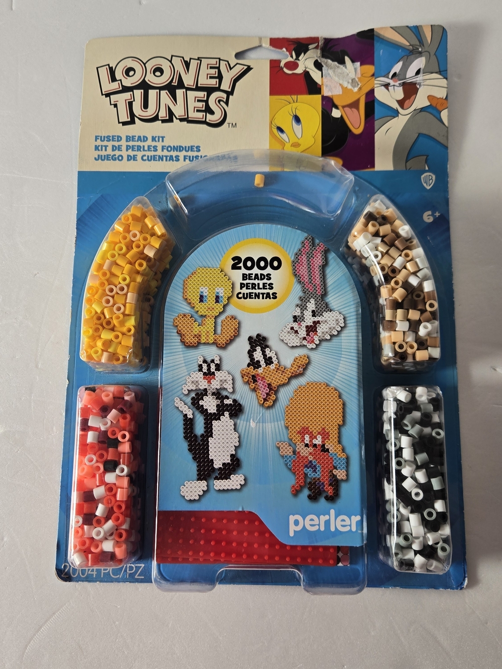 Perler 80-63112 Looney Tunes Fused Bead Kit for Kids and Adults, Pattern
